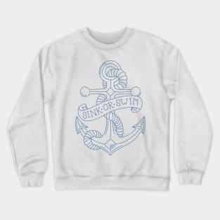 Vintage Anchor Tattoo Crewneck Sweatshirt